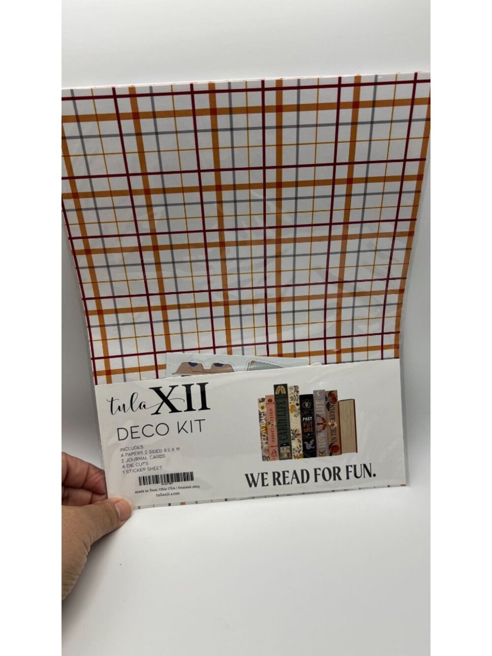 Tula XII Deco Kit With Papers Journal Cards Die Cuts & Sticker Sheet For Scrapbo